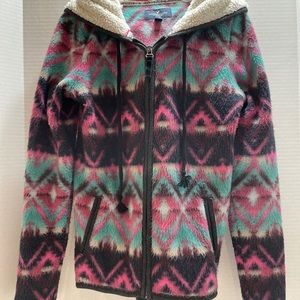 ISO american eagle fleece southwest full zip hood